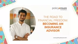 Policy Ensure Welcomes You! Join Us as an Insurance Advisor Today.
