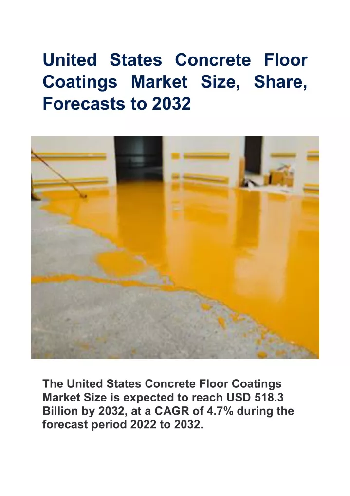 united states concrete floor coatings market size