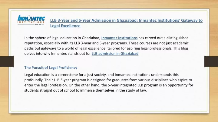 llb 3 year and 5 year admission in ghaziabad