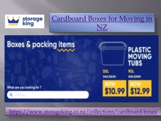 Cardboard Boxes PPT