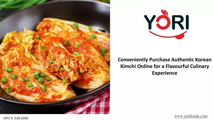 conveniently purchase authentic korean kimchi