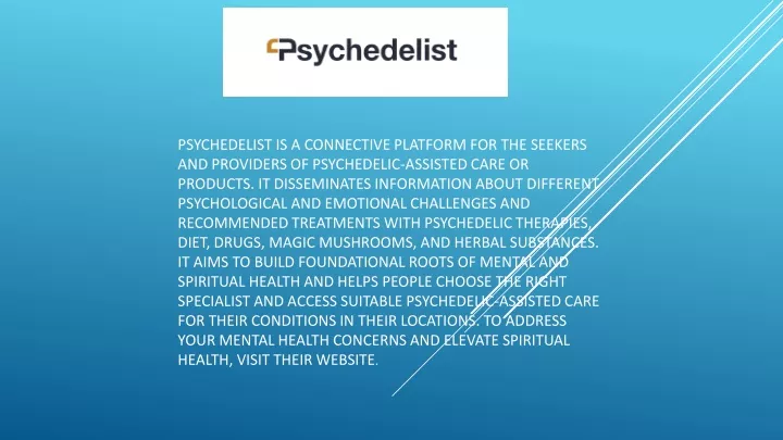psychedelist is a connective platform