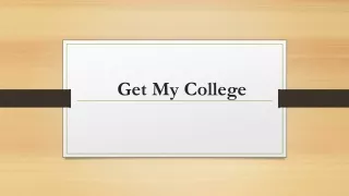 getmycollege ppt
