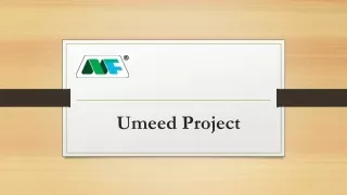 Umeed Project - Mobius Foundation