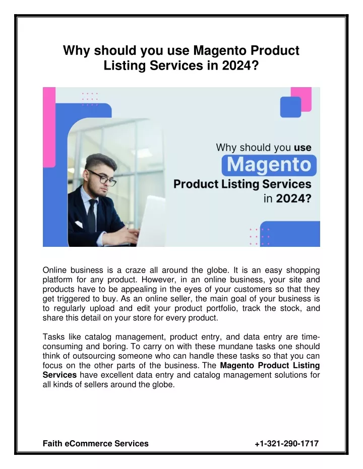 why should you use magento product listing