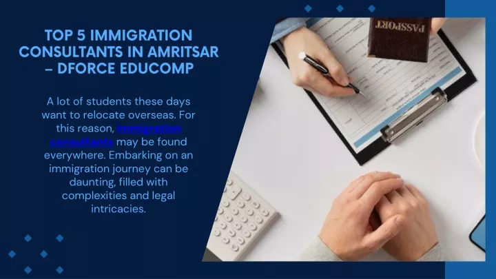 top 5 immigration consultants in amritsar dforce