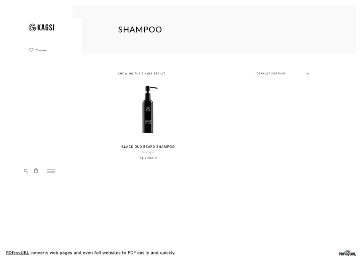 shampoo