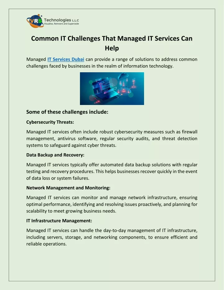 common it challenges that managed it services