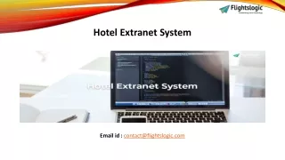 hotel extranet system
