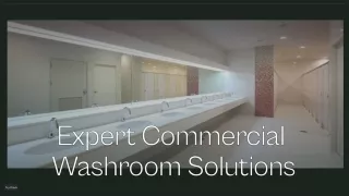 Office toilet refurbishment, Commercial washroom installers & fitters