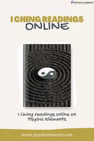 Free I Ching Readings Online Through Psychic Elements