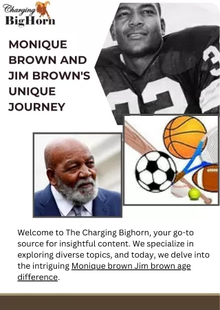 Monique Brown And Jim Brown's Unique Journey