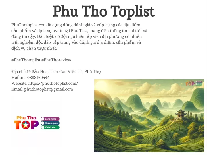 phu tho toplist