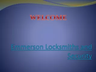 emmerson locksmiths and security