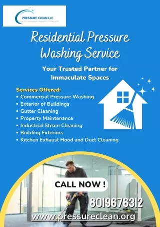 The Power of Clean: Enhance Your Living Space with Residential Pressure Washing