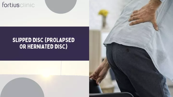 slipped disc prolapsed or herniated disc