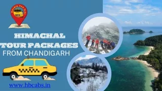 cheapest himachal tour packages from chandigarh- hbcabs