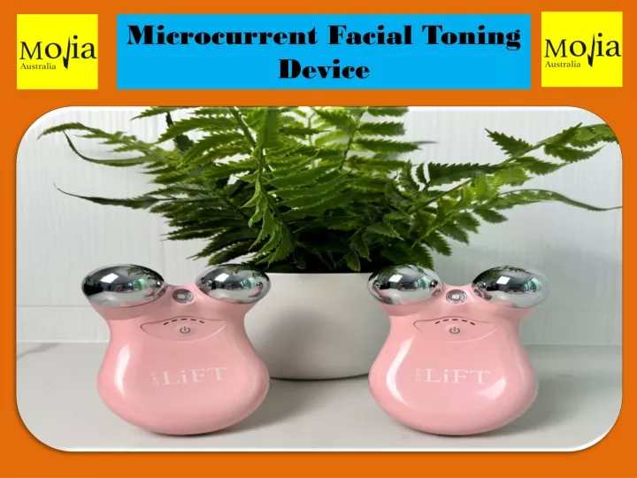 microcurrent facial toning device