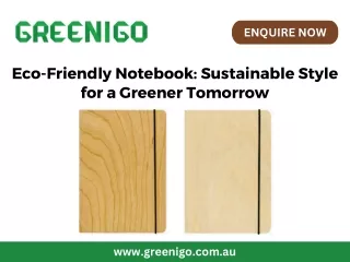 Eco-Friendly Notebook Sustainable Style for a Greener Tomorrow