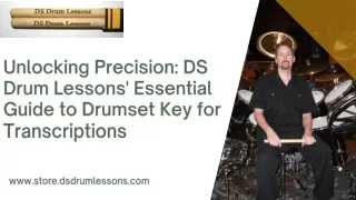 Exploring the Versatility of a Drumset Key in Music Transcriptions