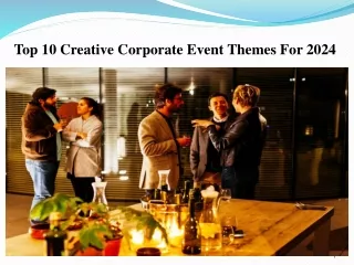 Top 10 Creative Corporate Event Themes For 2024