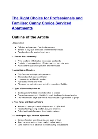 The Right Choice for Professionals and Families_ Canny Choice Serviced Apartments