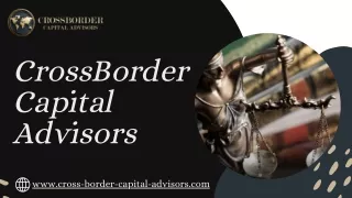 International Business Lawyer - Crossborder Capital Advisors