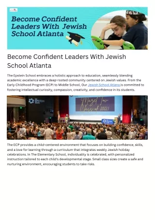 Jewish School Atlanta