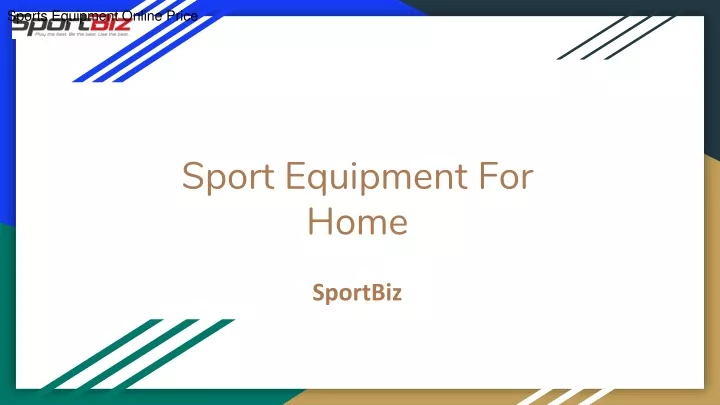 sport equipment for home