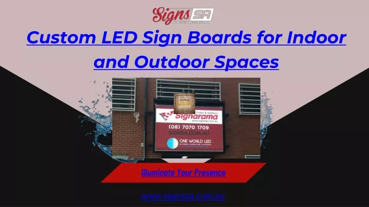 custom led sign boards for indoo r and outdoor