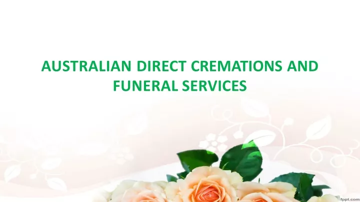 australian direct cremations and funeral services