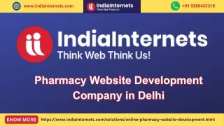 Pharmacy Website Development Company in Delhi