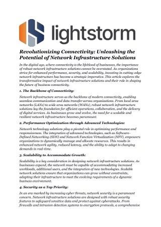 revolutionizing connectivity unleashing