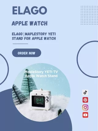 Shop MapleStory Yeti Stand: Apple Watch Stand by Elago