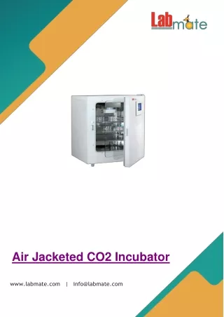 air jacketed co2 incubator