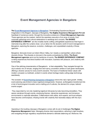 Event Management Agencies in Bangalore (1) (1)