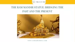 The Ram Mandir Statue Bridging the Past and the Present