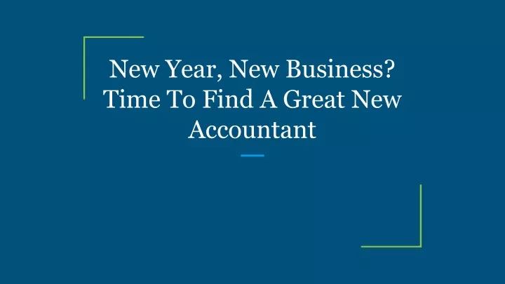 new year new business time to find a great