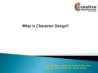What is Character Design? | top animation colleges in Hyderabad