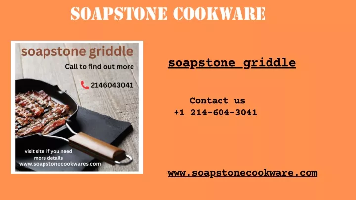 soapstone griddle
