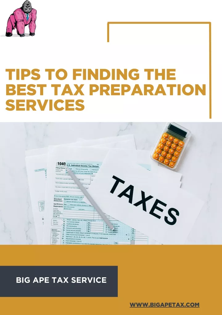 tips to finding the best tax preparation services