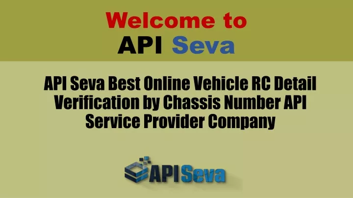 welcome to api seva