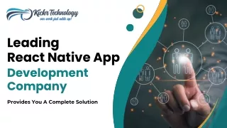 Kickr Technology Your Leading React Native App Development Partner