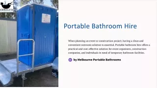 Rent-A-Restroom:Your Portable Bathroom Solution on the Go!