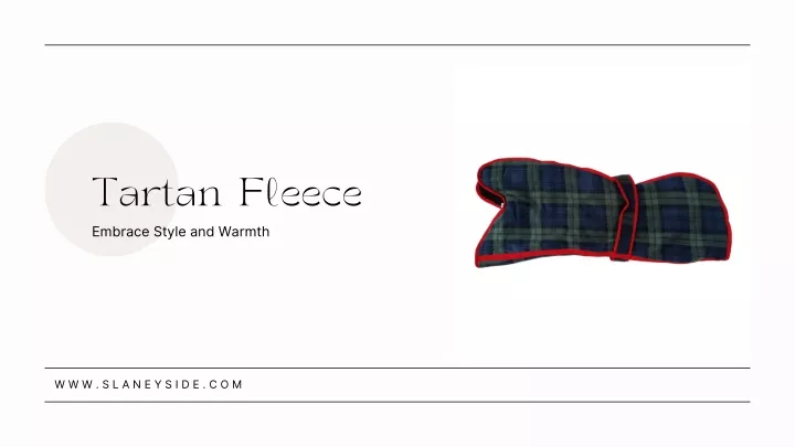 tartan fleece