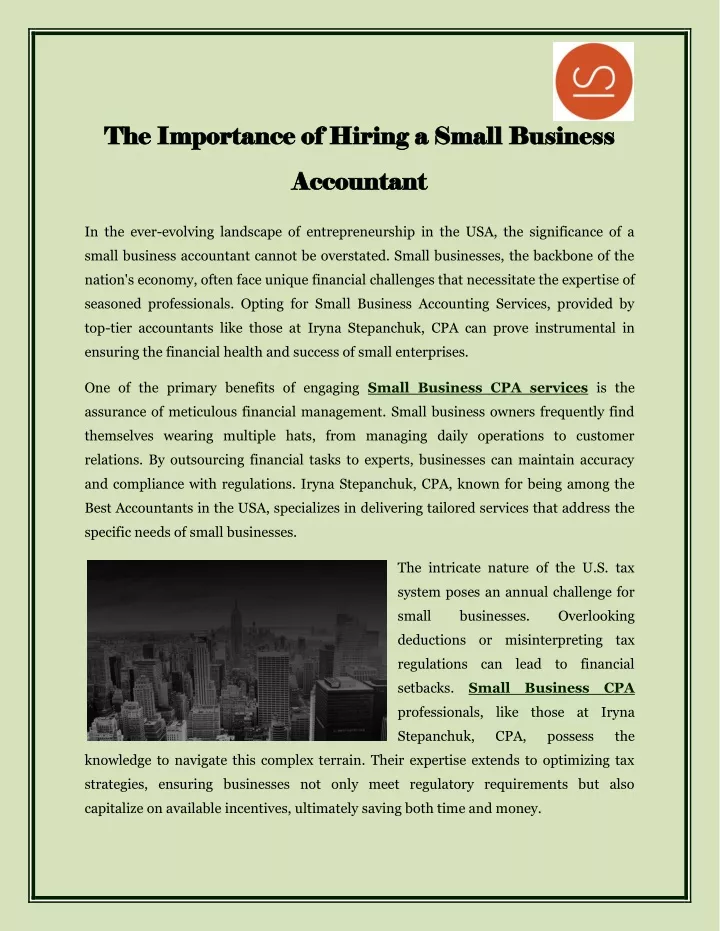 the importance of hiring a small the importance