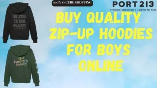 Buy Quality Zip-up Hoodies for Boys Online