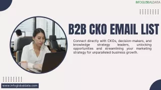 b2b cko email list connect directly with ckos