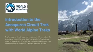 Everything You Need to Know About Annapurna Circuit Trek With World Alpine Treks