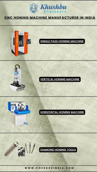 Khushbu Engineers :  CNC Honing machine manufacturer in India